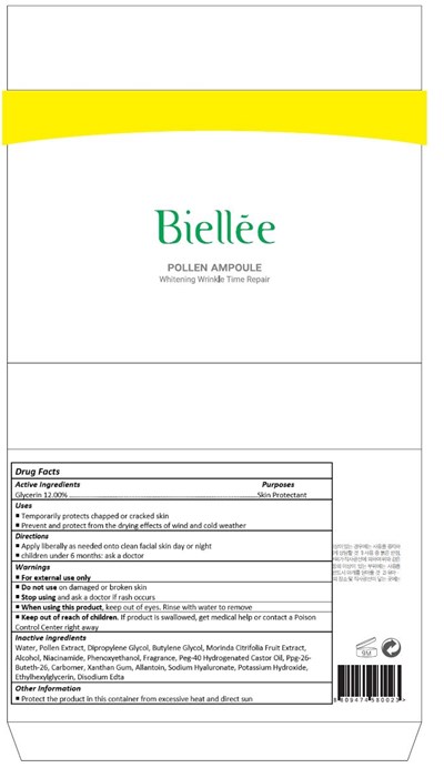 Image Description (Pollen Whitening Wrinkle Time Repair Ampoule)